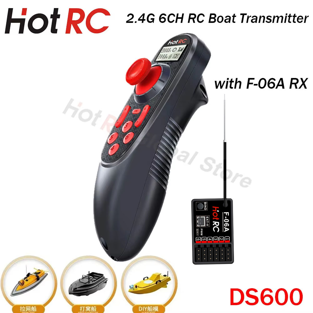 Rc Hobby Shops - HOTRC DS600 6CH 6 canais 2.4G