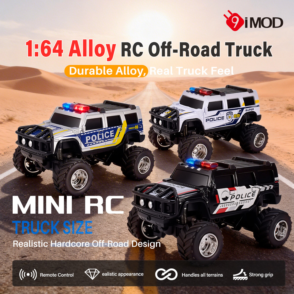 Rc Hobby Grade Truck - Carro de Polícia RC 9imod 2.4G