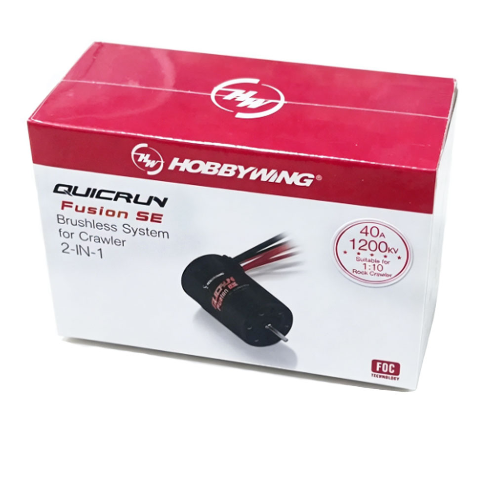 Rc Hobby Motor - Hobbywing QuicRun Fusion SE Combo de