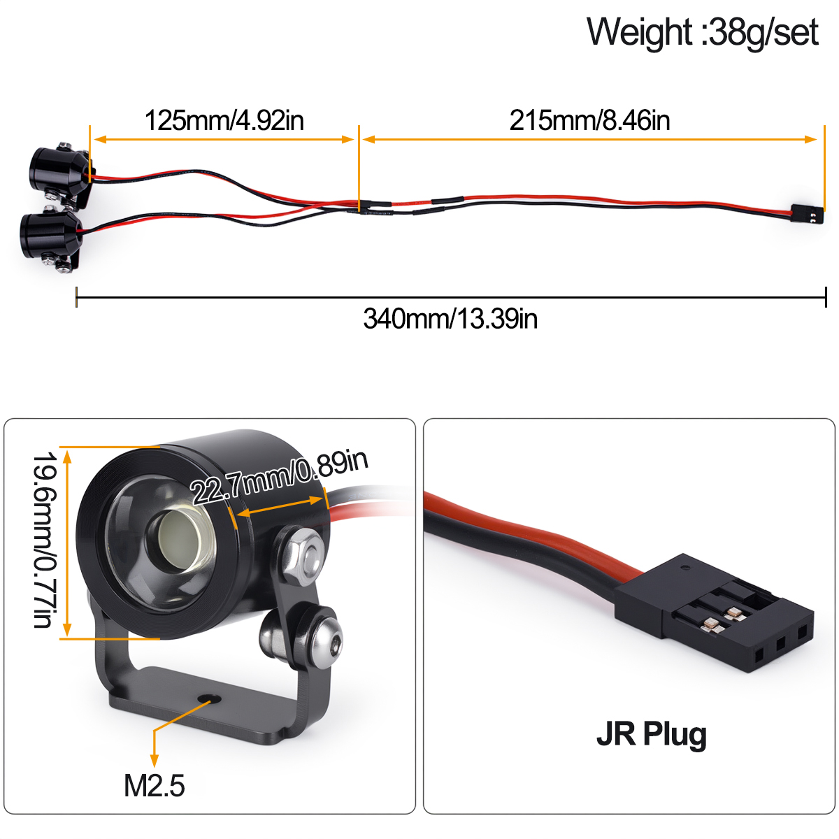 Farol de LED para Carro RC com - Rc Hobby Toucan avaliação e preço