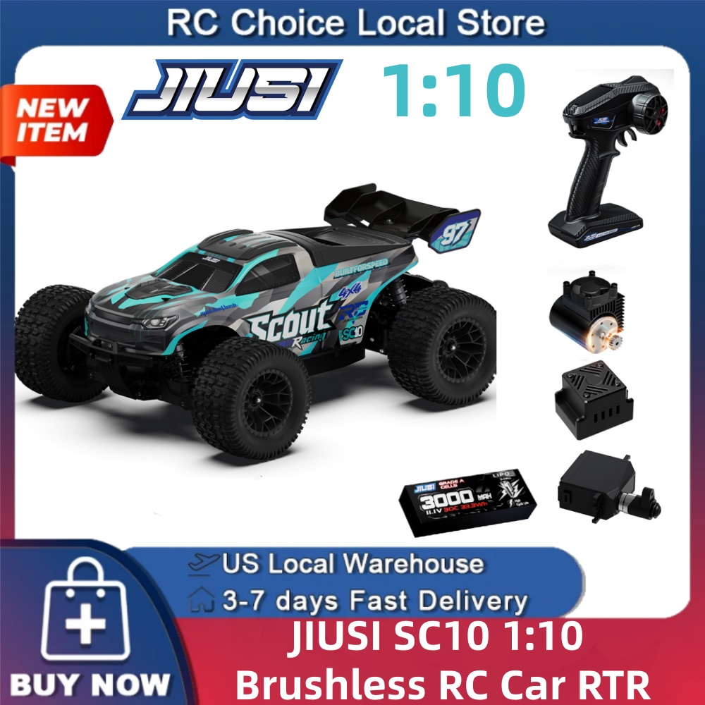 JIUSI SC10 1/10 Carro RC Brush - Rc Hobby Grade Truck avaliação e preço