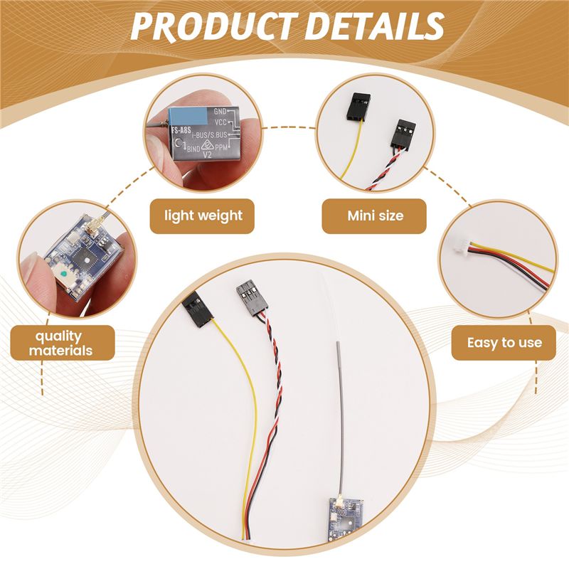 B78B – Para FS-A8S, receptor m - Receiver Sbus 8Ch avaliação e preço