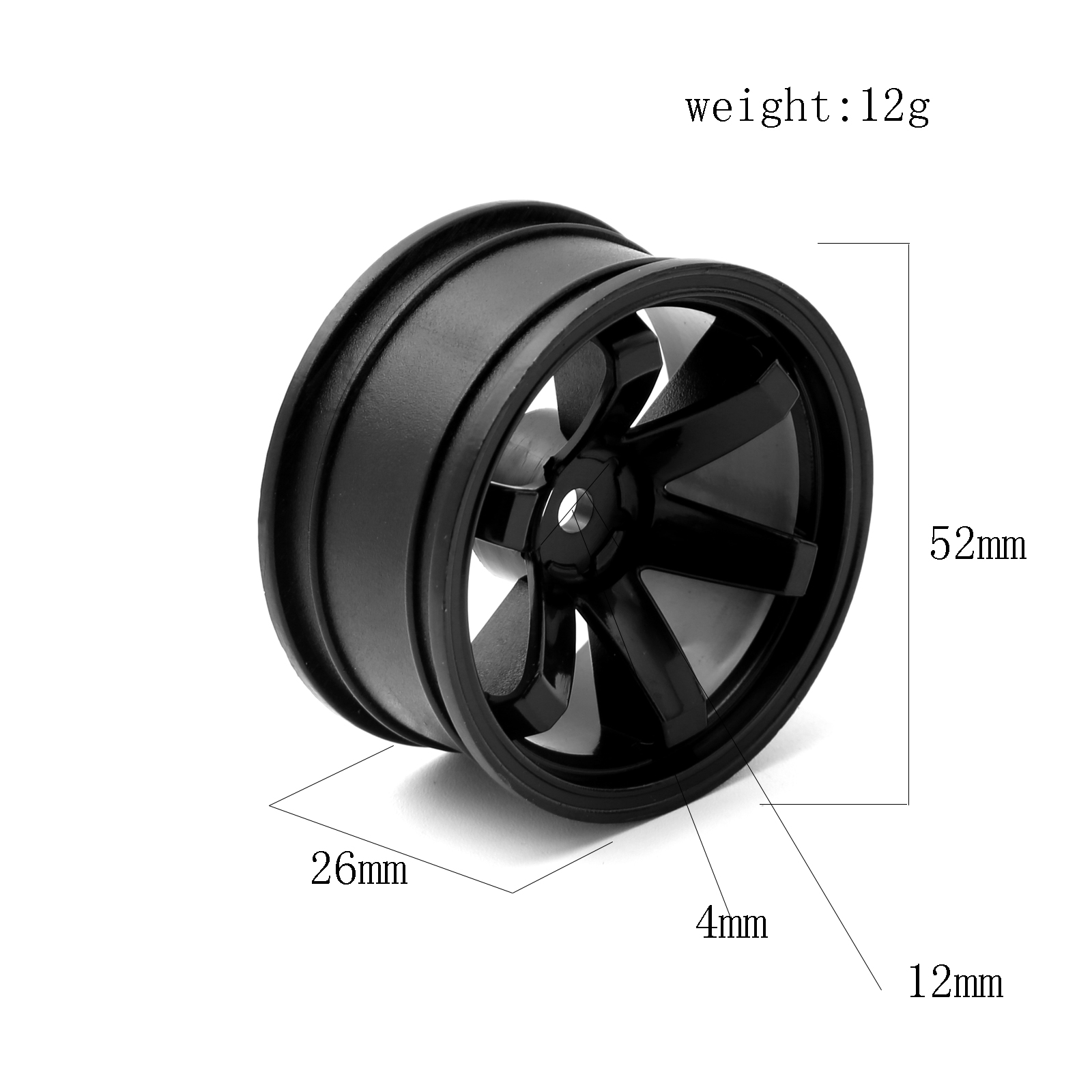 4 pçs cubo de roda de plástico - Rc Hobby Shops avaliação e preço